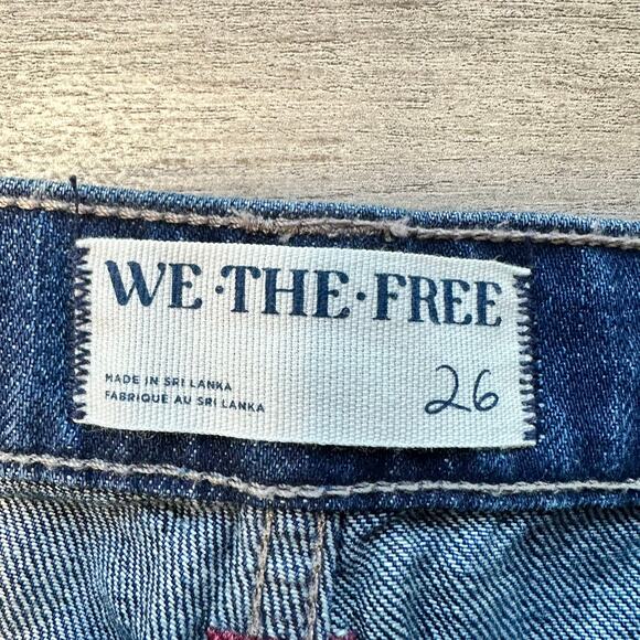 We the Free People Slim Shade Selvedge Jeans 26 - Picture 9 of 16